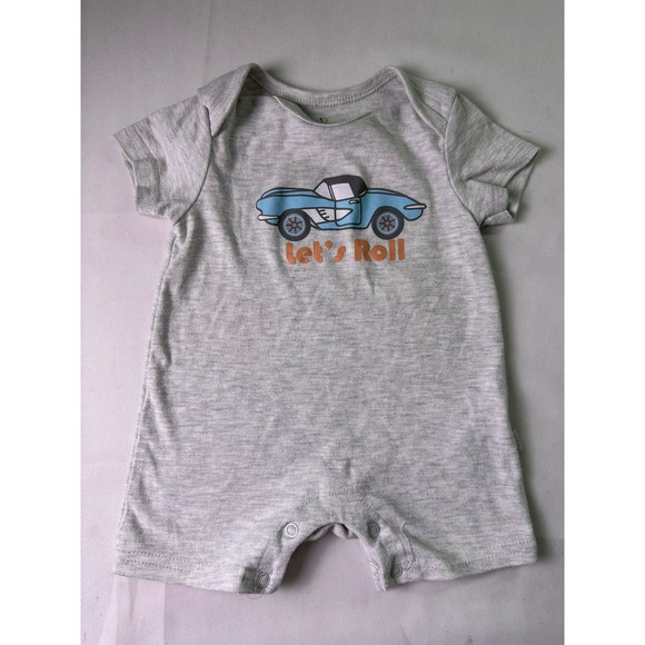 Lot of 3 Rae Dunn Duck Duck Goose HB Baby Bodysuits 3-6 Months Scottie Dog Car - Picture 3 of 16